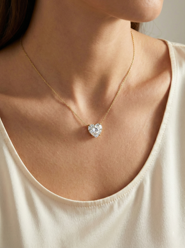 Heart Stone Neck chain