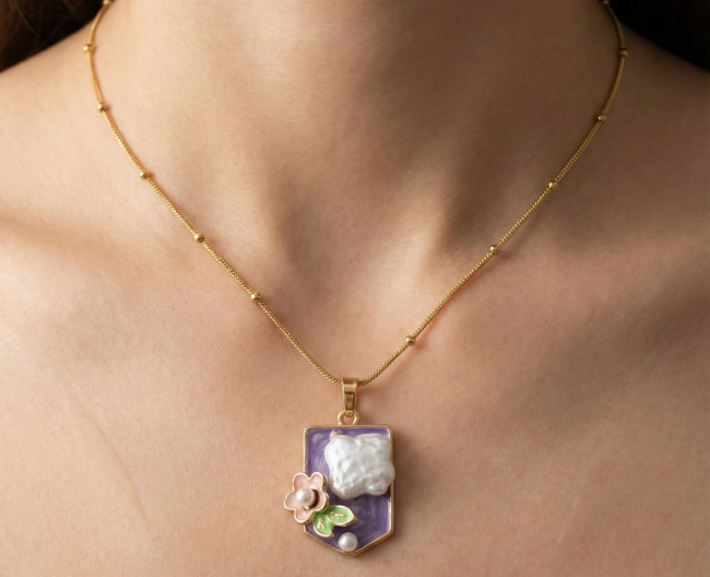 Fleur d'Or Collection-violet